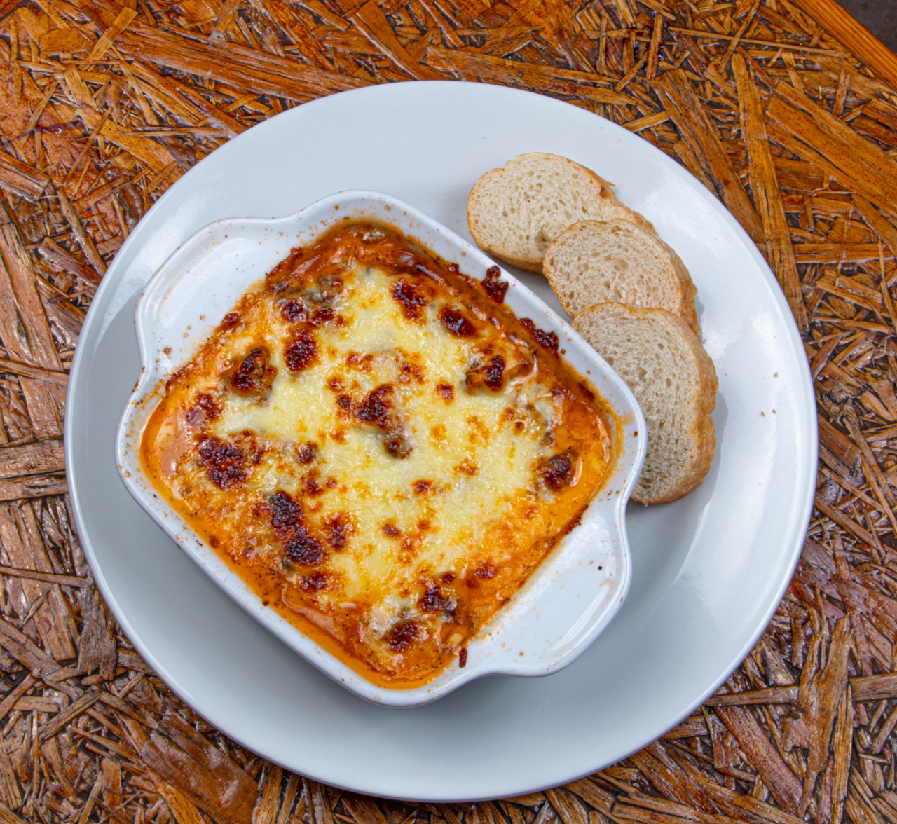 Lasagna Pollo con Champiñones