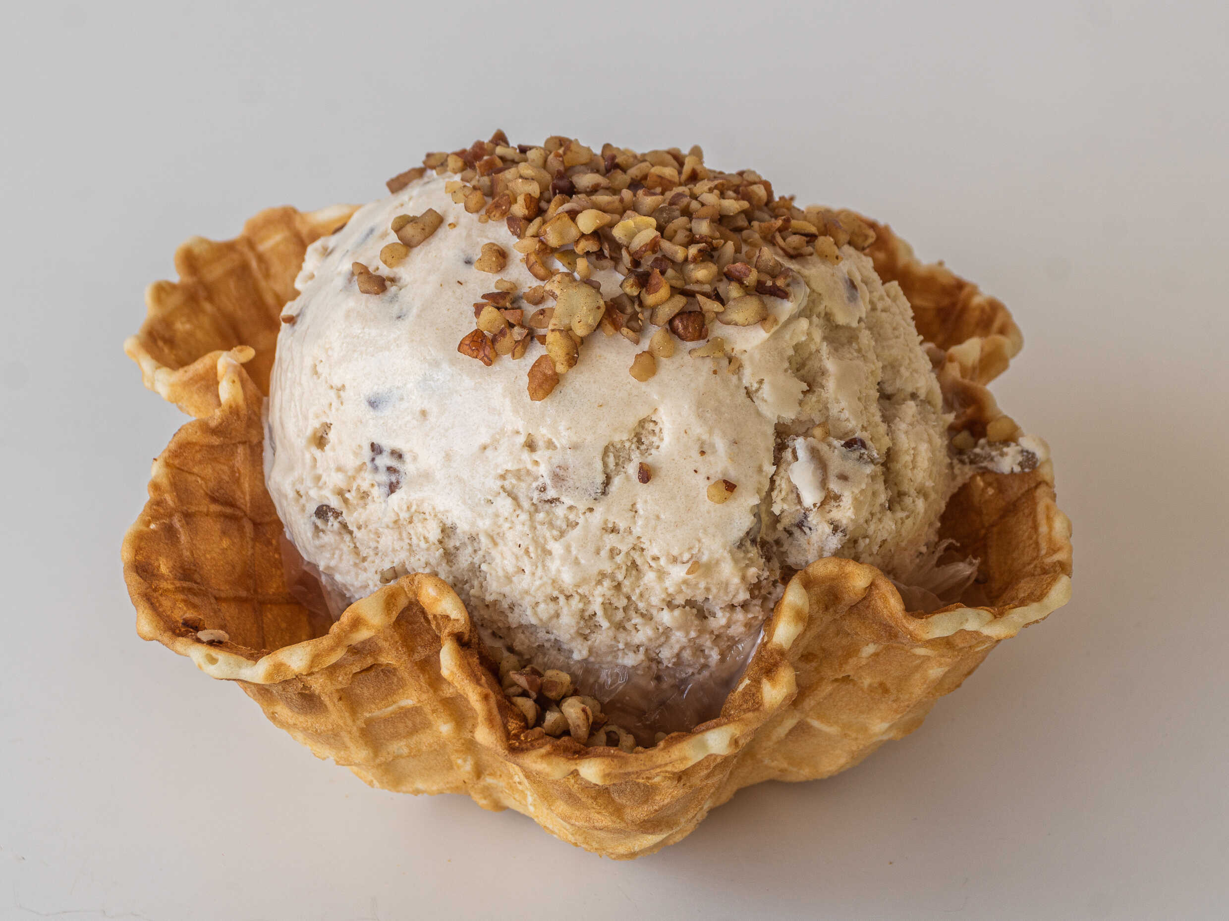 Helado Sencillo de Nuez