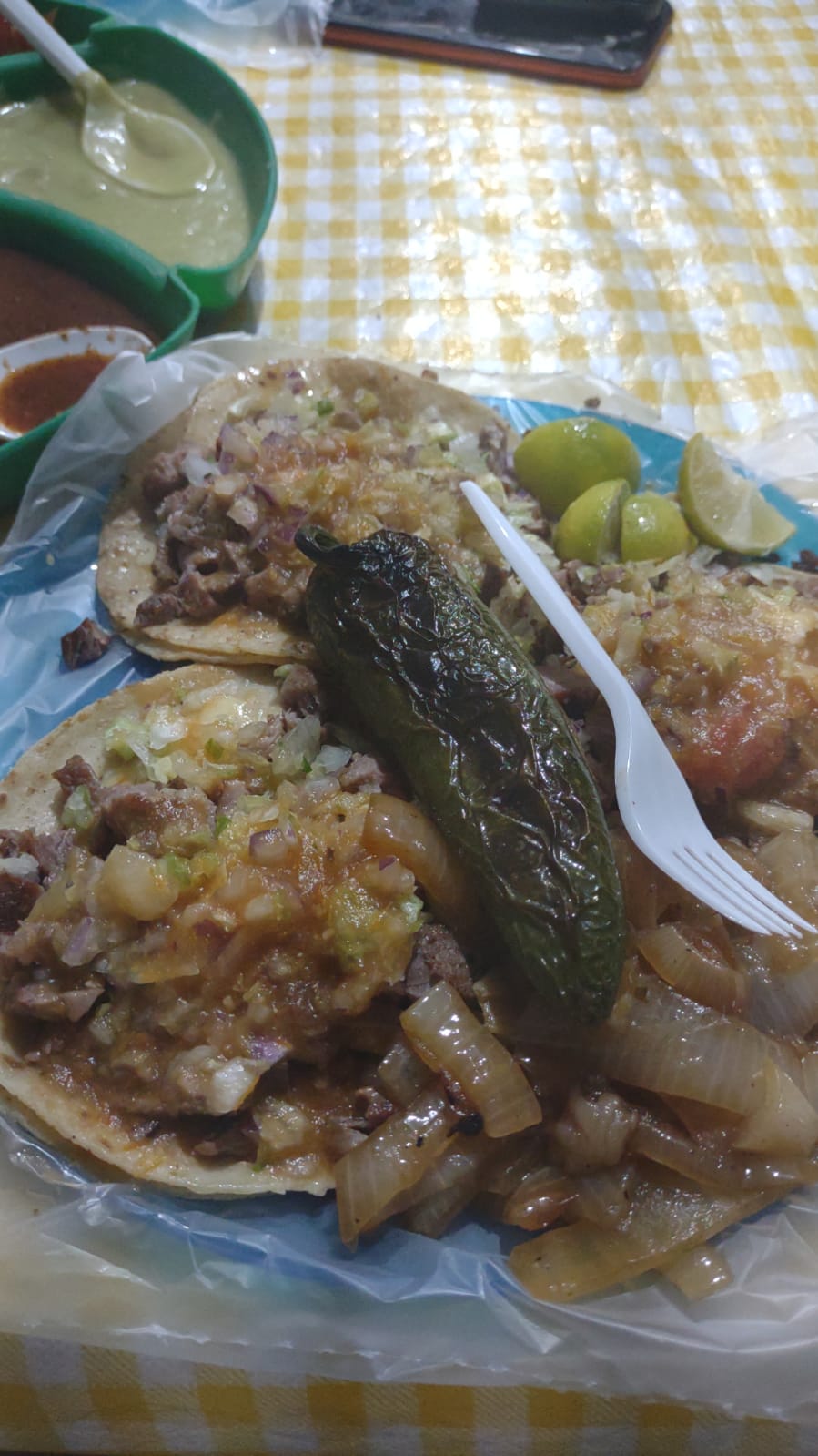 Taco de tripa