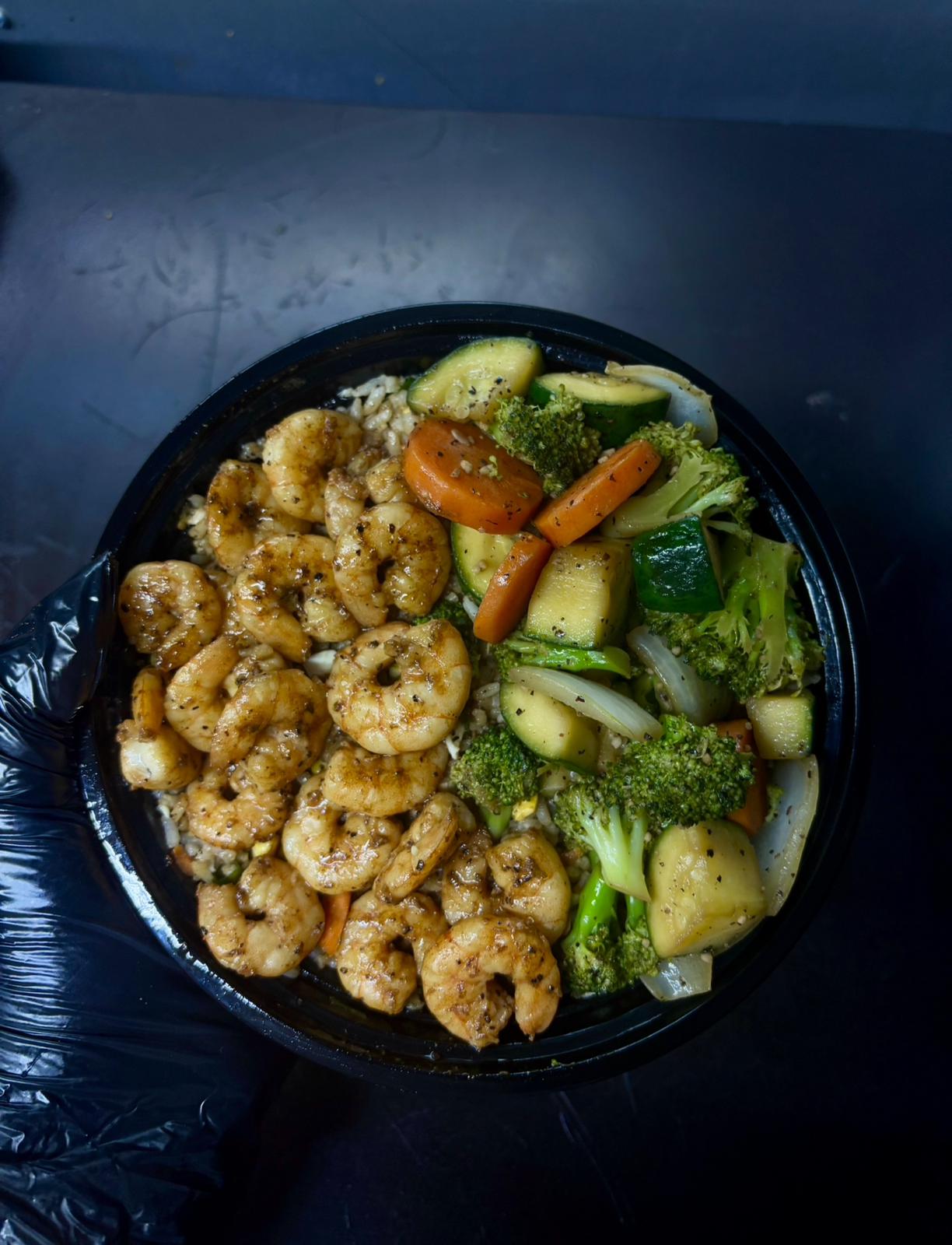 Teppanyaki de Camarón