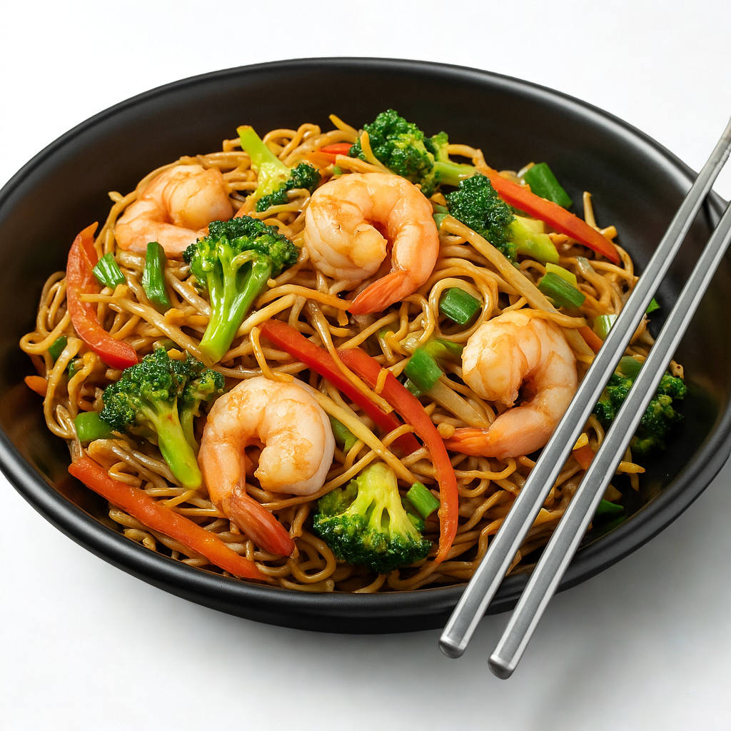 Chop Suey con Camarón