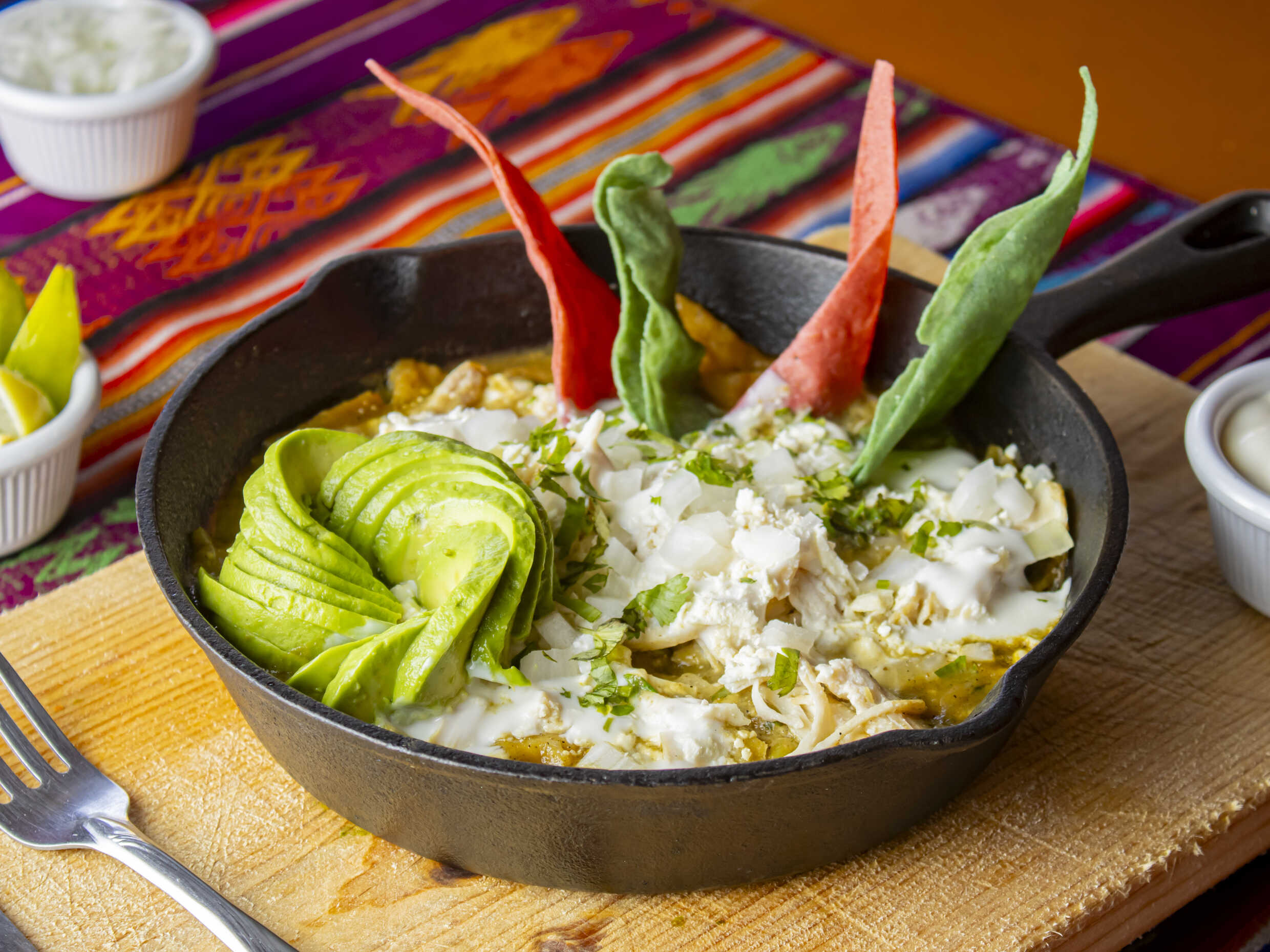 Chilaquiles con Pollo