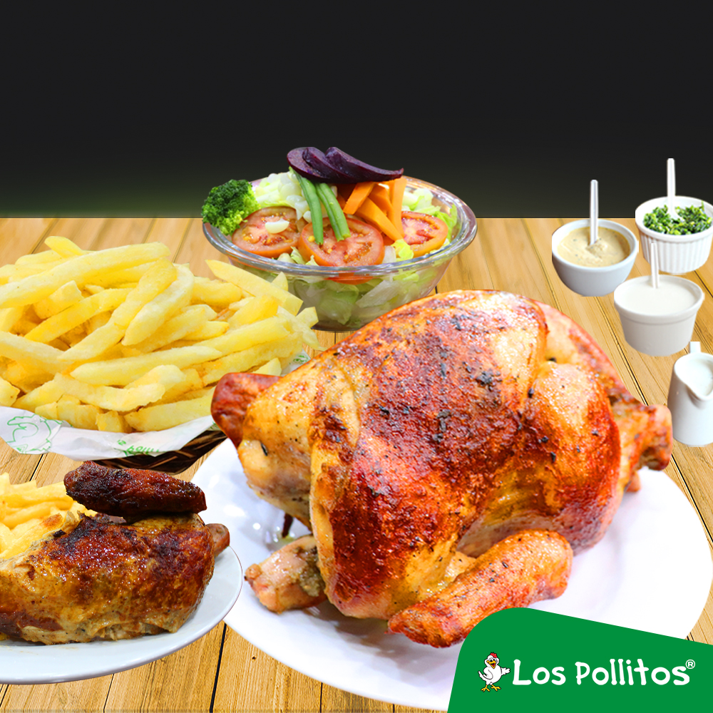 SUPER PROMOS 1 Pollo a la Brasa + 1/4 de Pollo