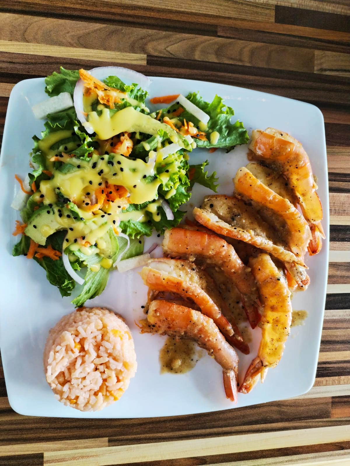 camarones al mojo de ajo