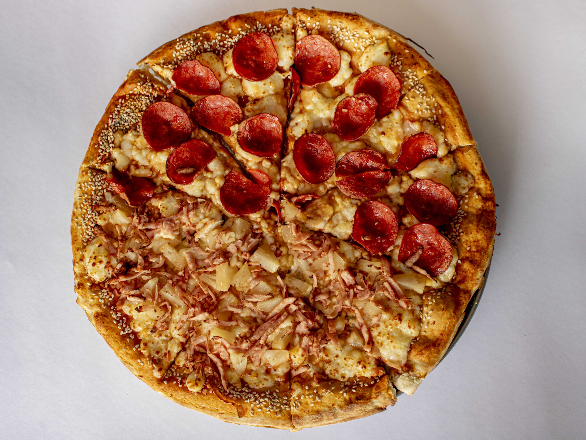 Pizza Pepperoni-Hawaiana