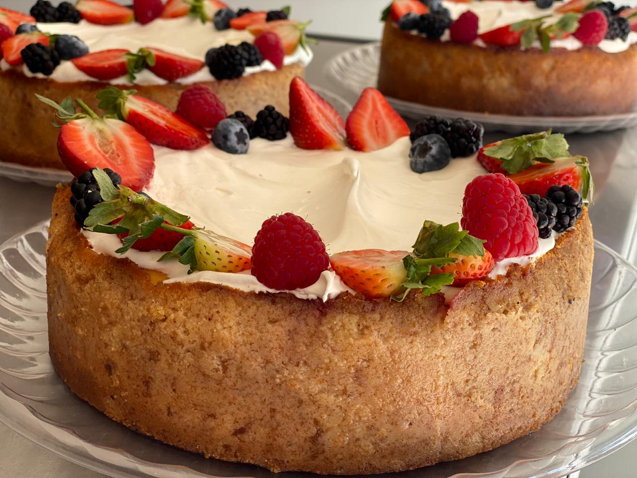 Cheesecake de Jocoque con Frutos Rojos chico