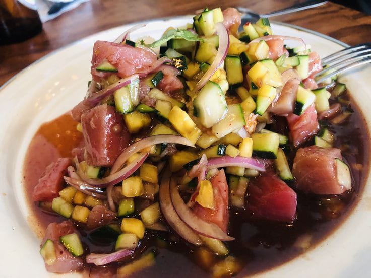 Ceviche de Medallón de Atún