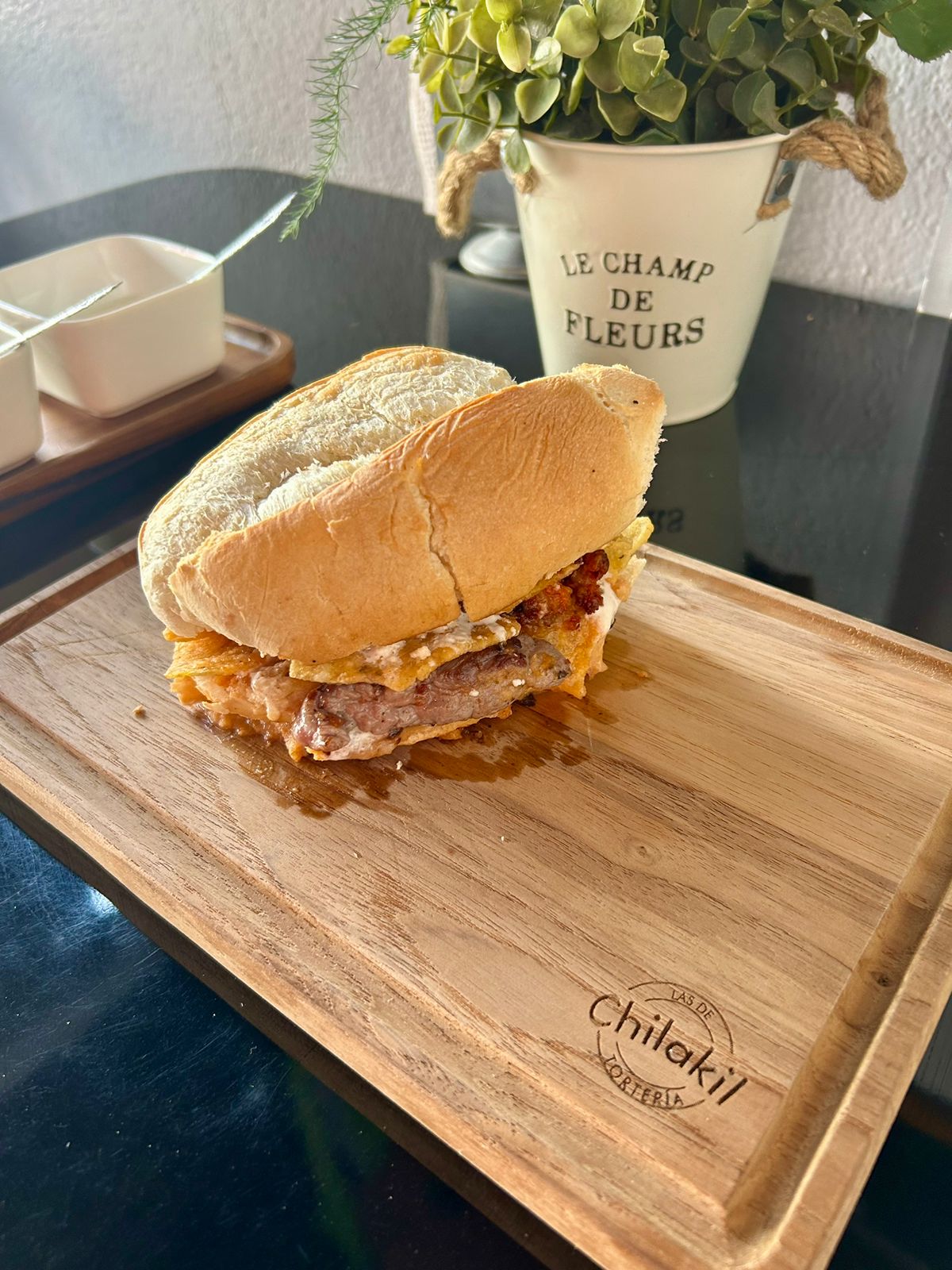 Torta de Arrachera