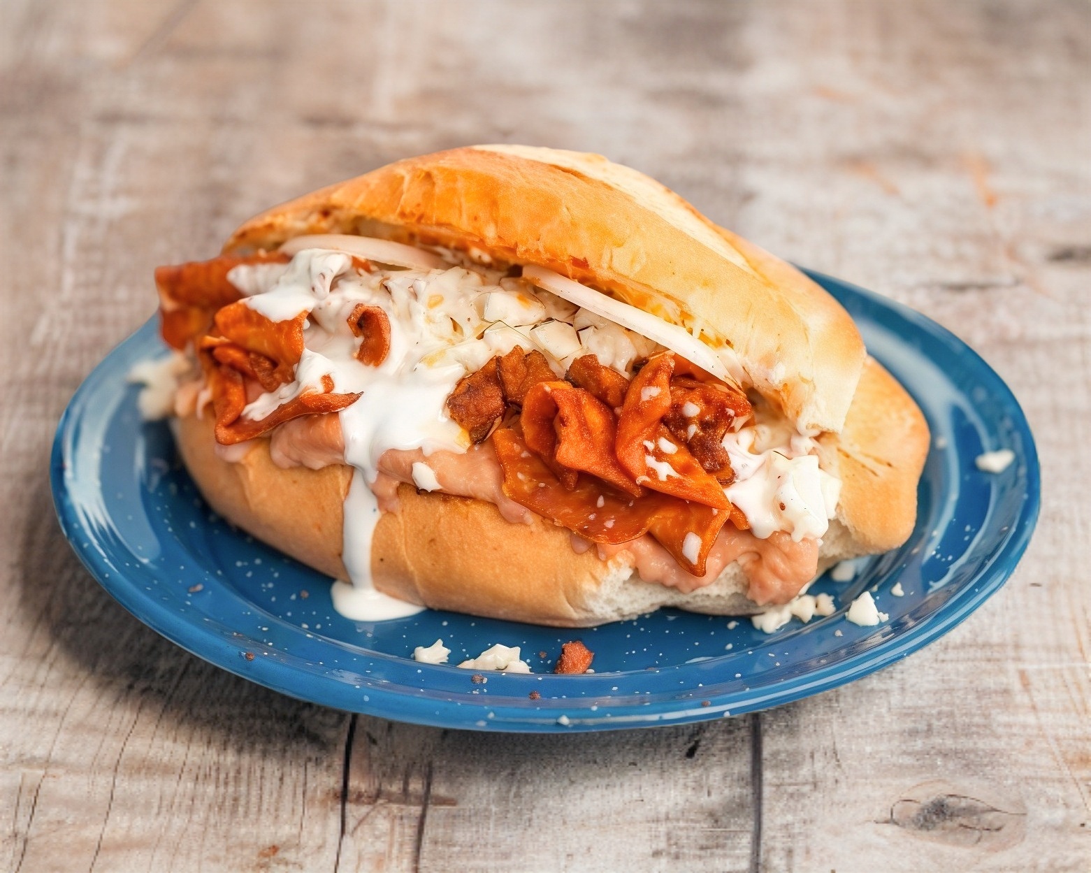 TORTA DE CHILAQUILES SENCILLA