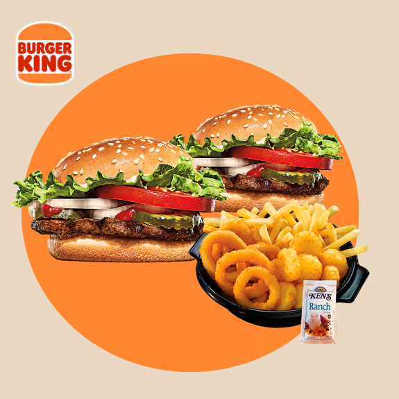 2 Whopper® Jr + BK Trio