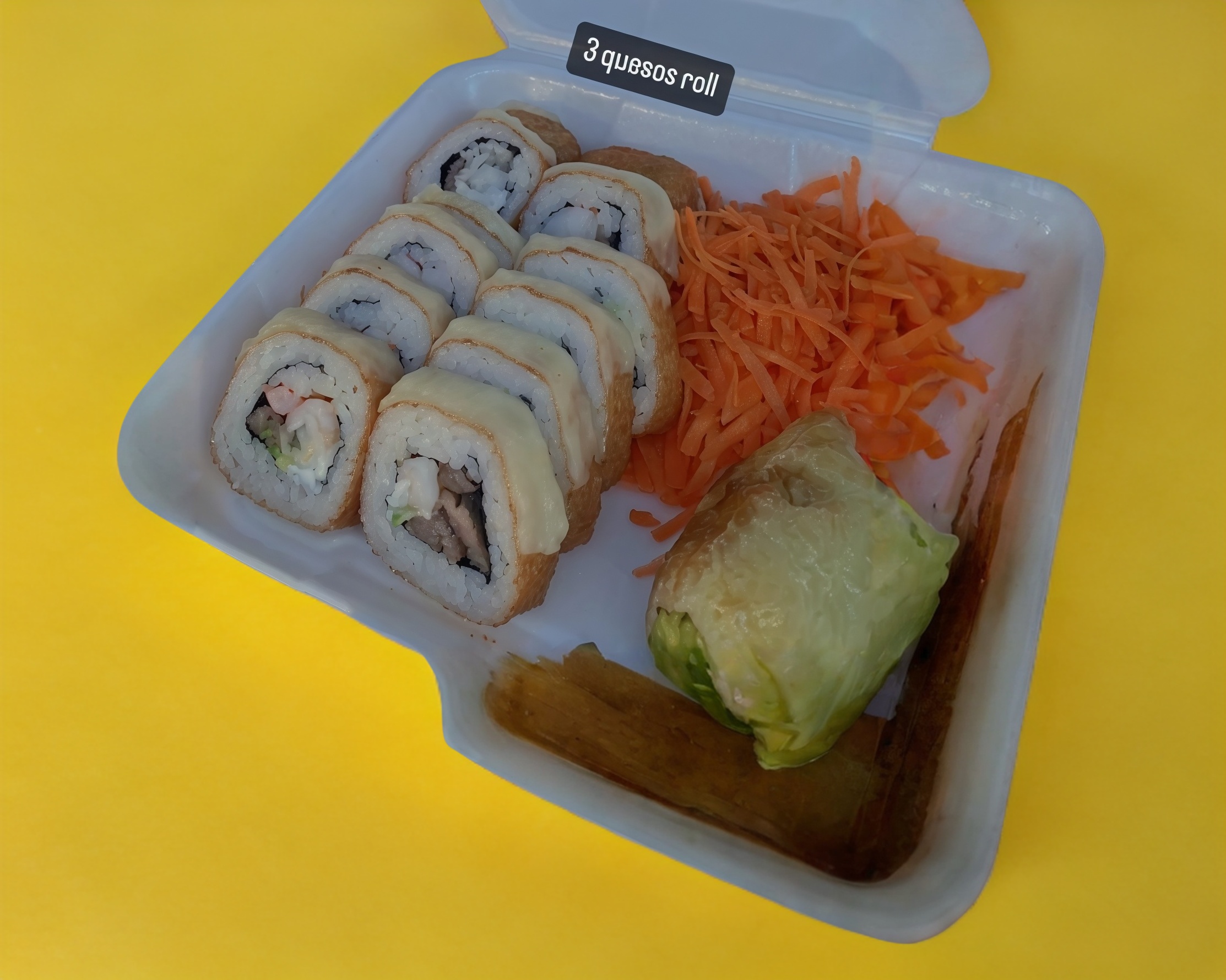 Sushi Empanizado 3 Quesos