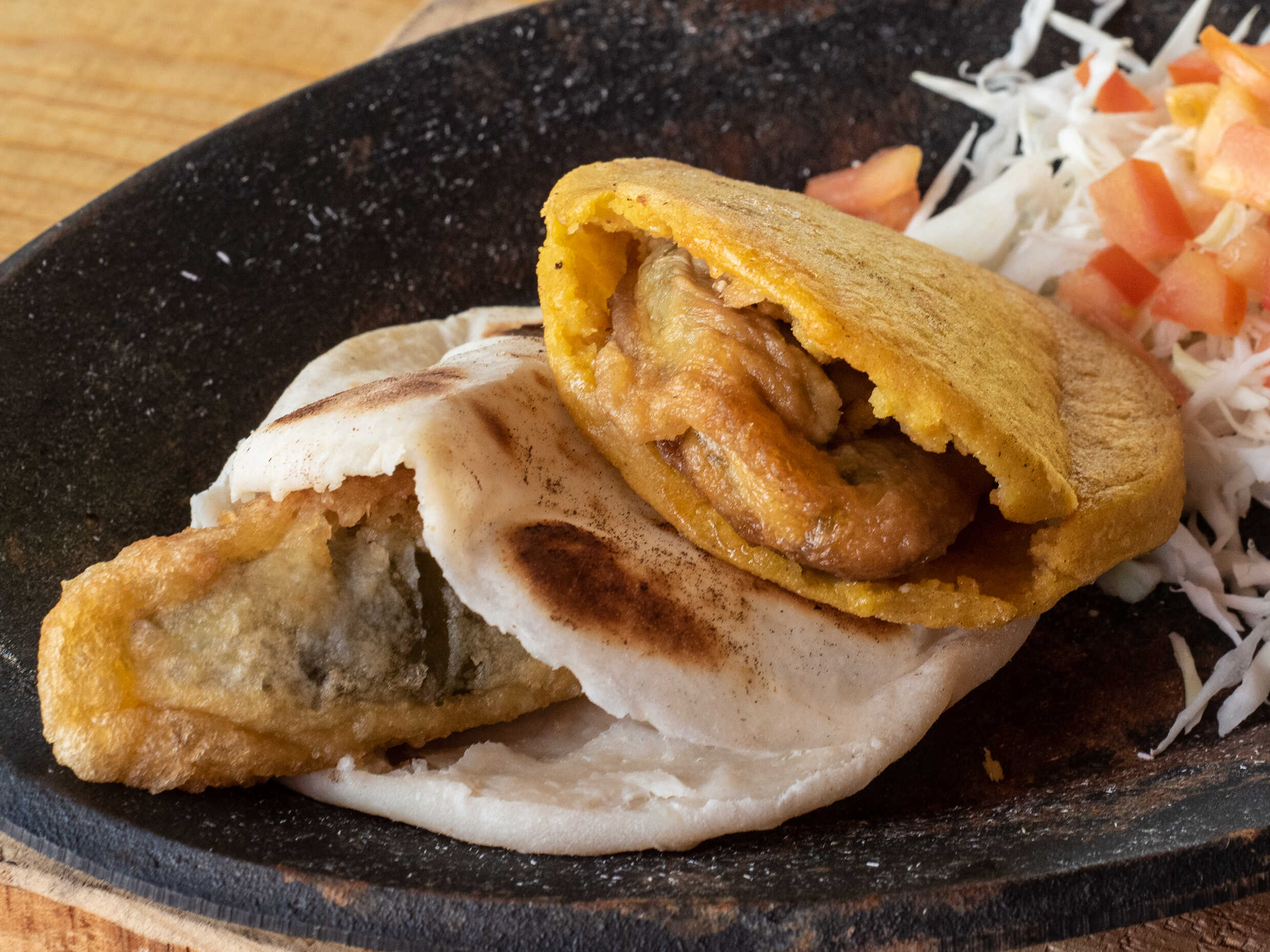 Gordita de jalapeño con queso