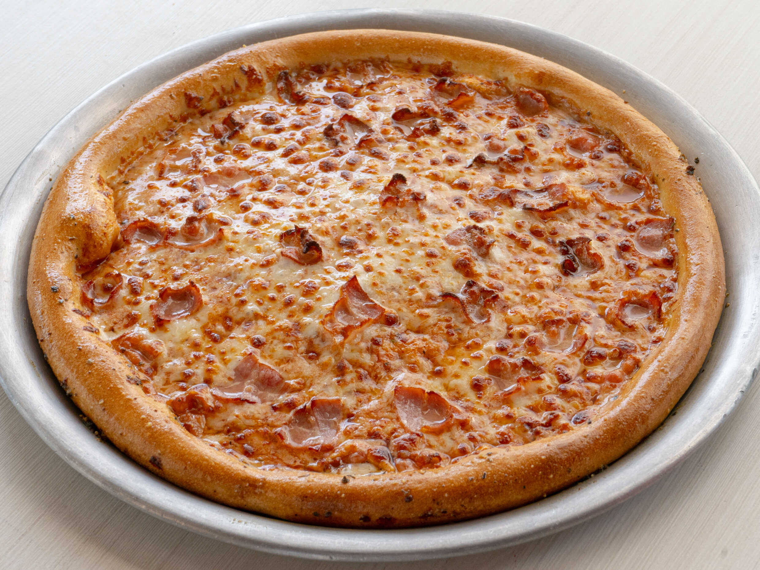 Pizza de tocino