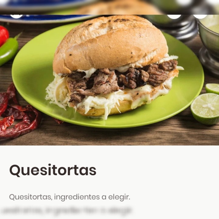 Quesadilla y Quesitorta