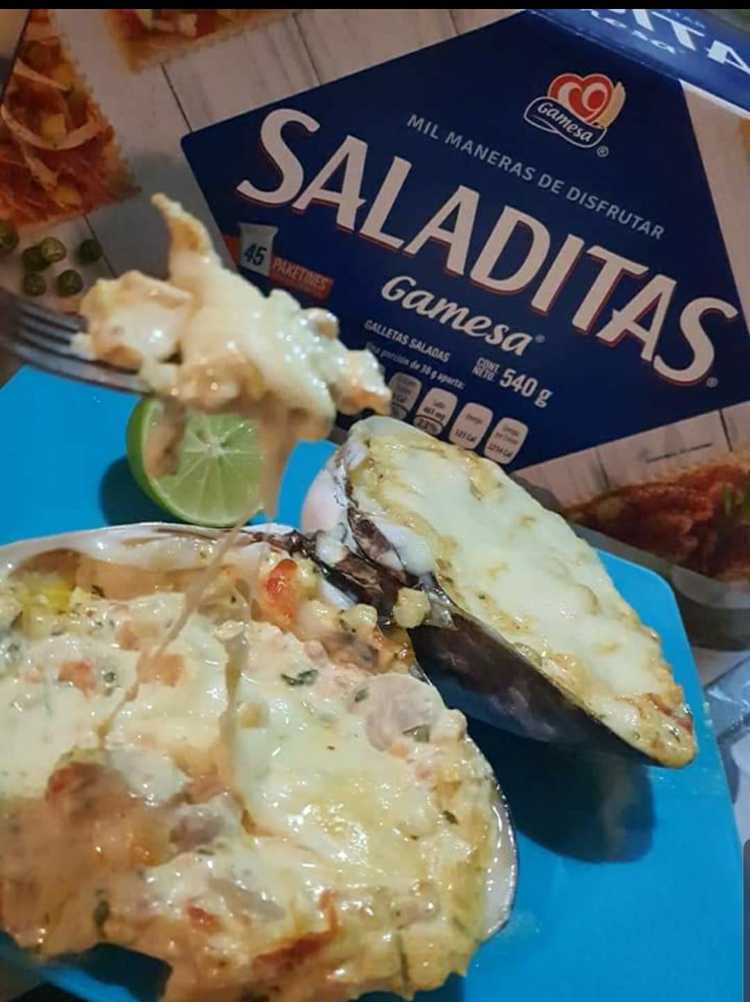 almeja gratinada pz
