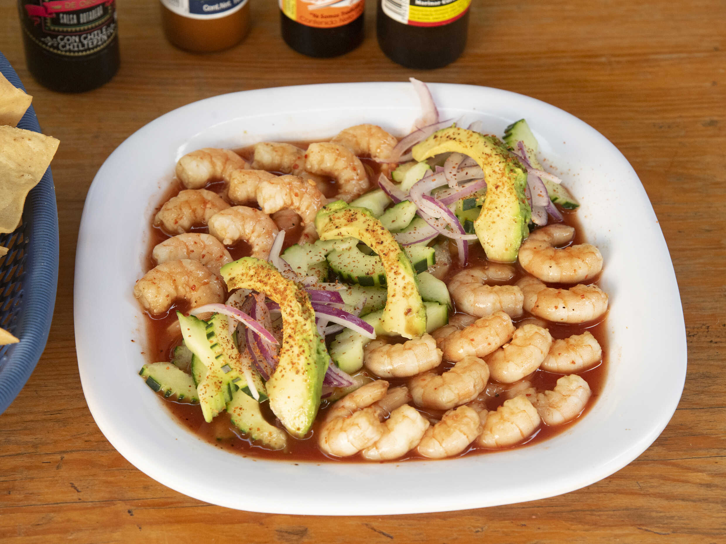 Aguachile de Camarón Cocido