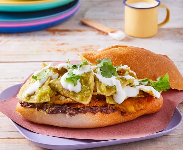 Torta de Chilaquil Sencilla