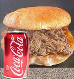Super Torta de Birria + Refresco