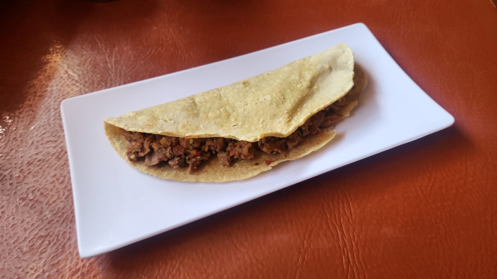 Taco de Pancita de Borrego