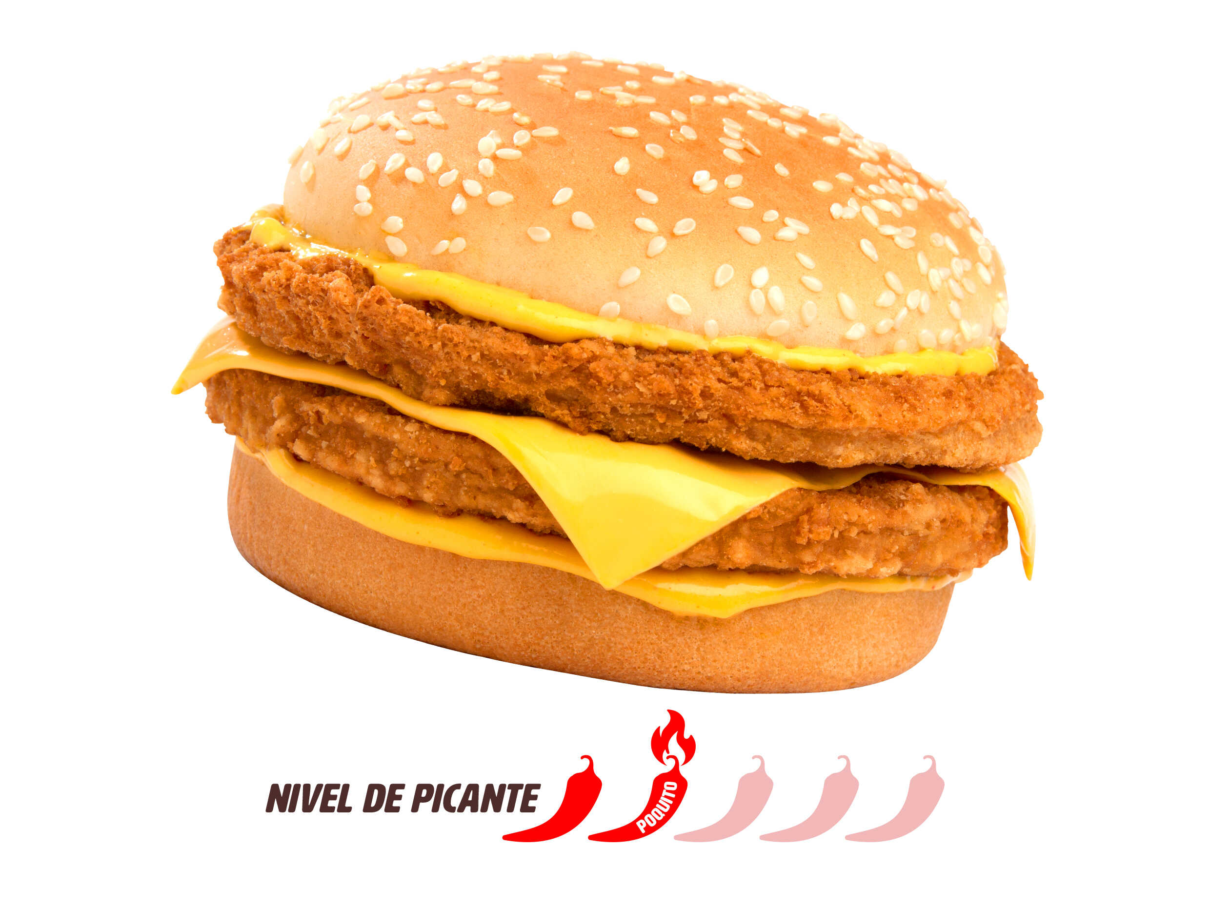 HAMBURGUESA DOBLE Quesito Spicy