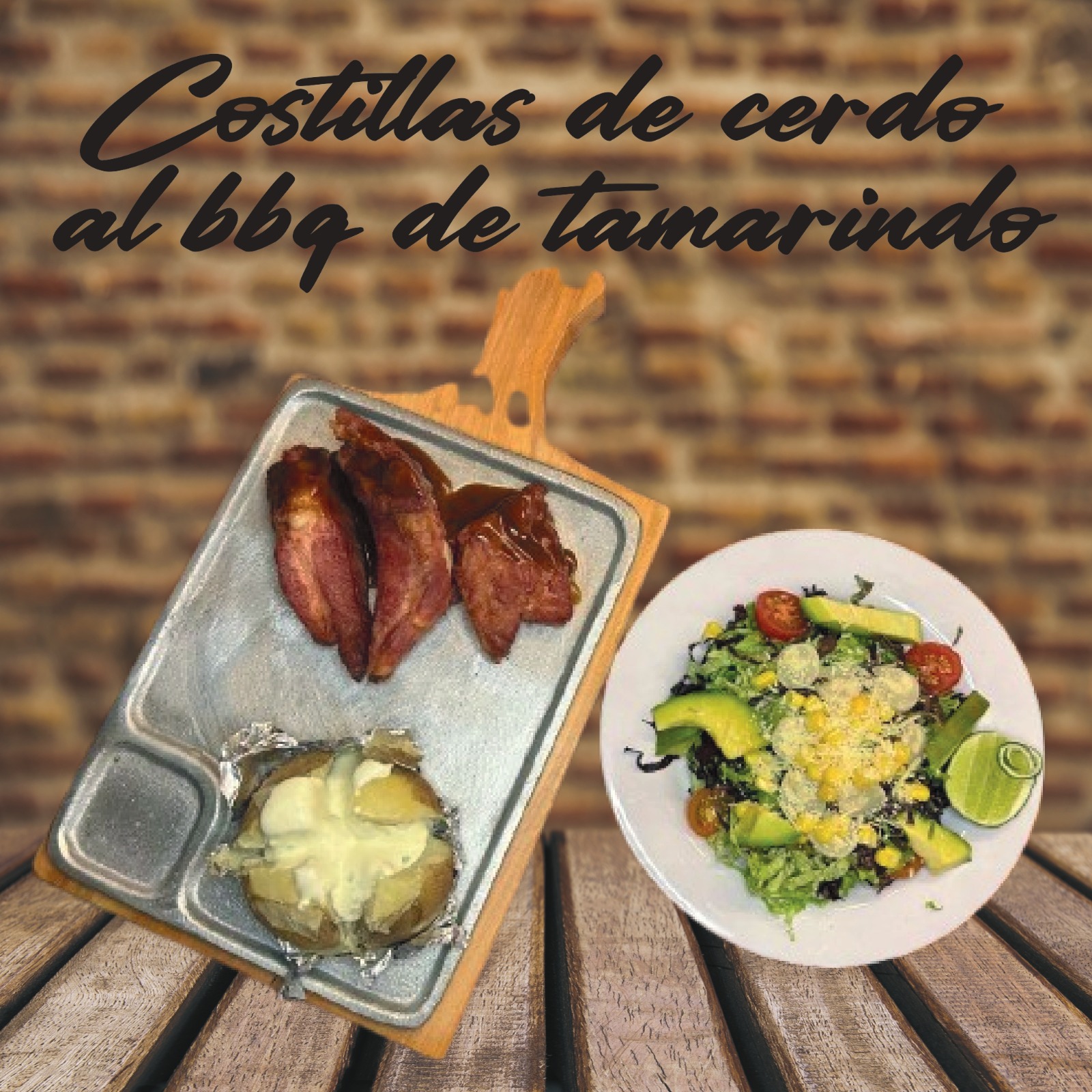 Costillas de Cerdo al BBQ en Tamarindo