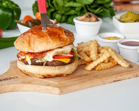 Hamburguesa Hawaiana sin papas