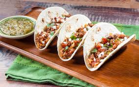 Taco de picadillo.