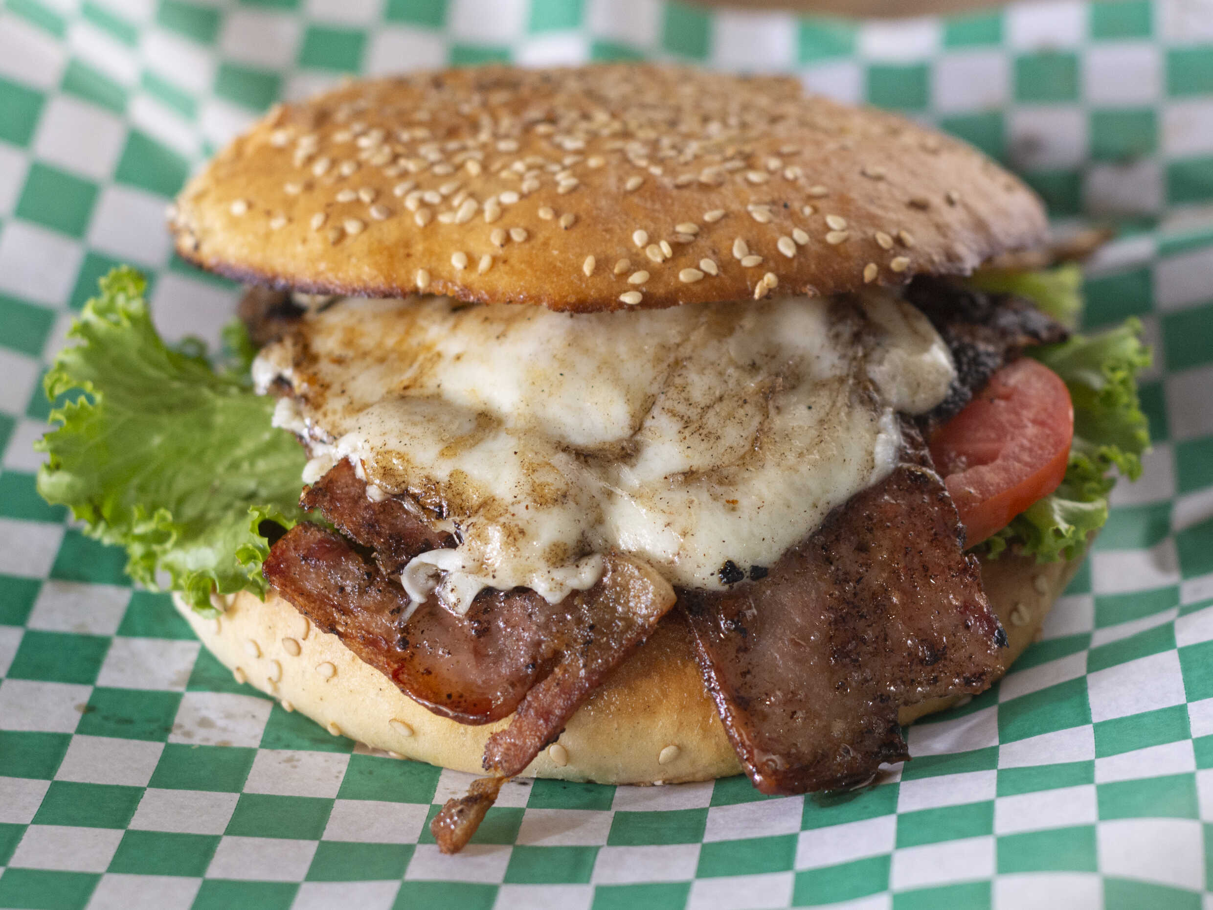 Hamburguesa de Tocino