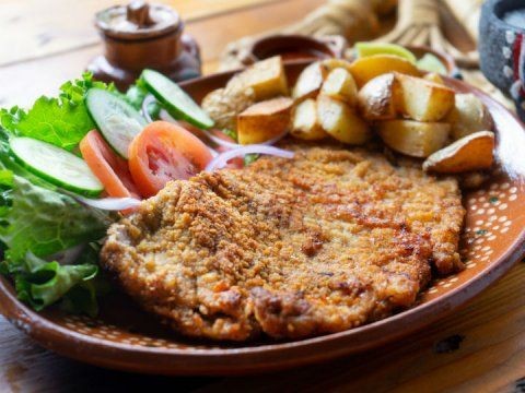 Milanesa empanizada