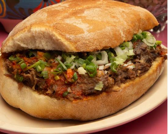 Lonche de Barbacoa
