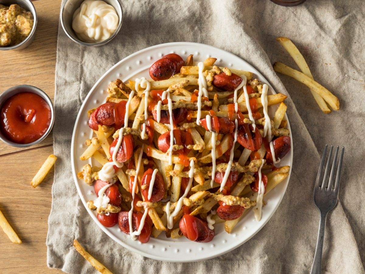 Salchipapas Sin Carne