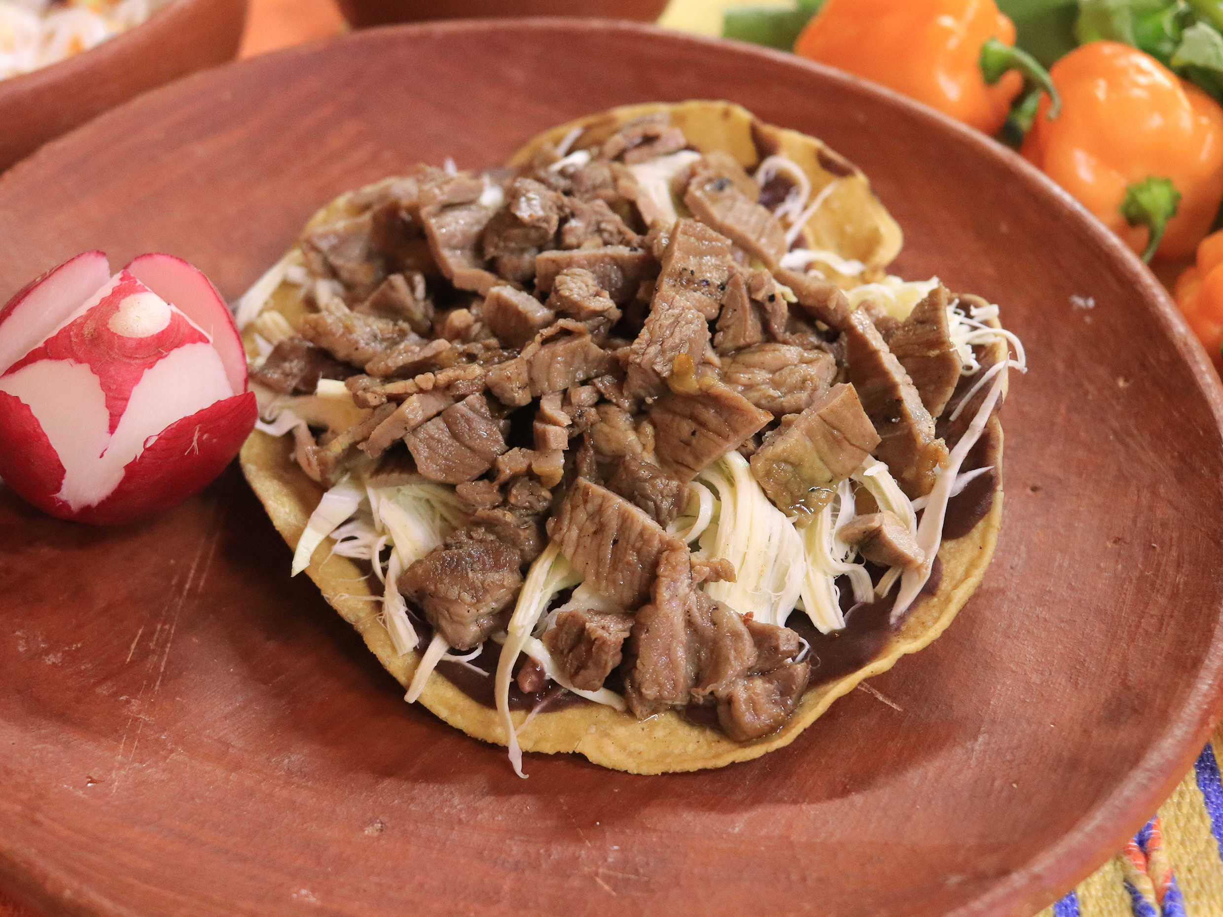 Tostada de Tasajo