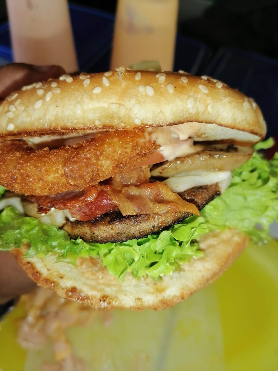 Hamburguesa Texana con Papas