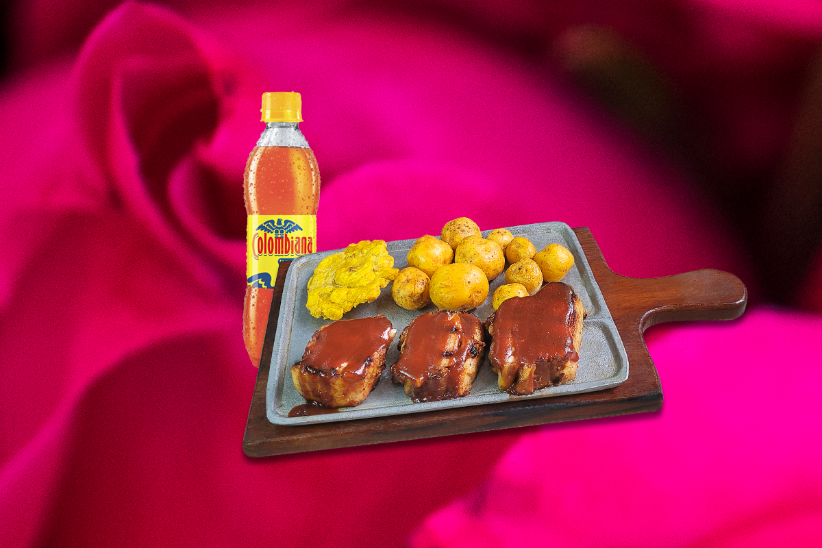 Menú Costilla + Gaseosa 400 ml