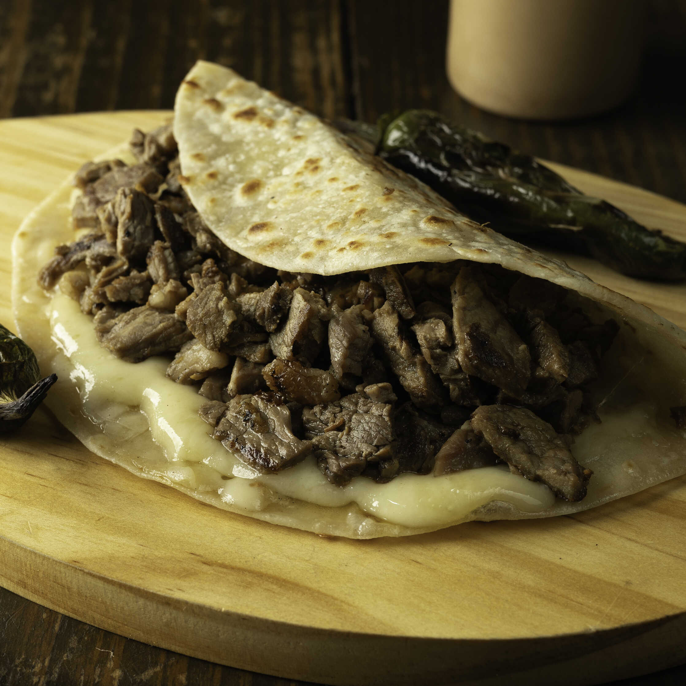 Quesadilla con Carne