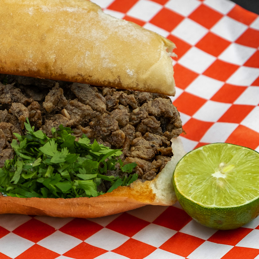 Lonche de Bistec