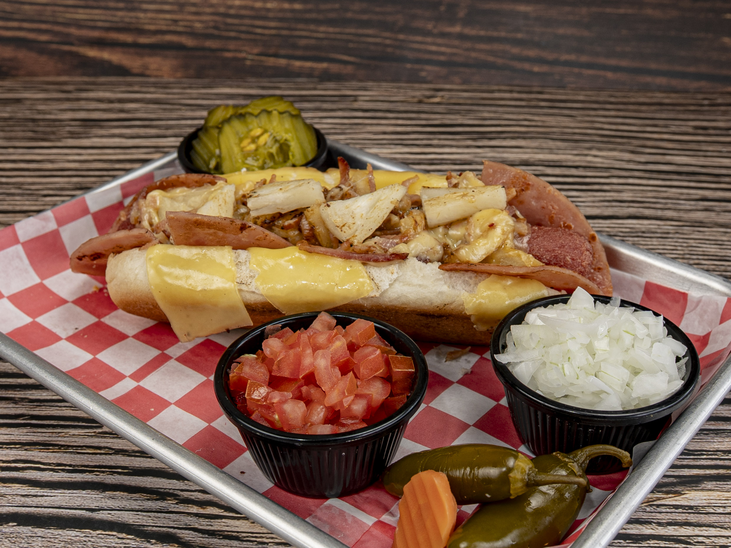 Hot Dog Hawaiano