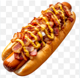 Combo 3. Deluxe 4 Hot Dogs con Tocino