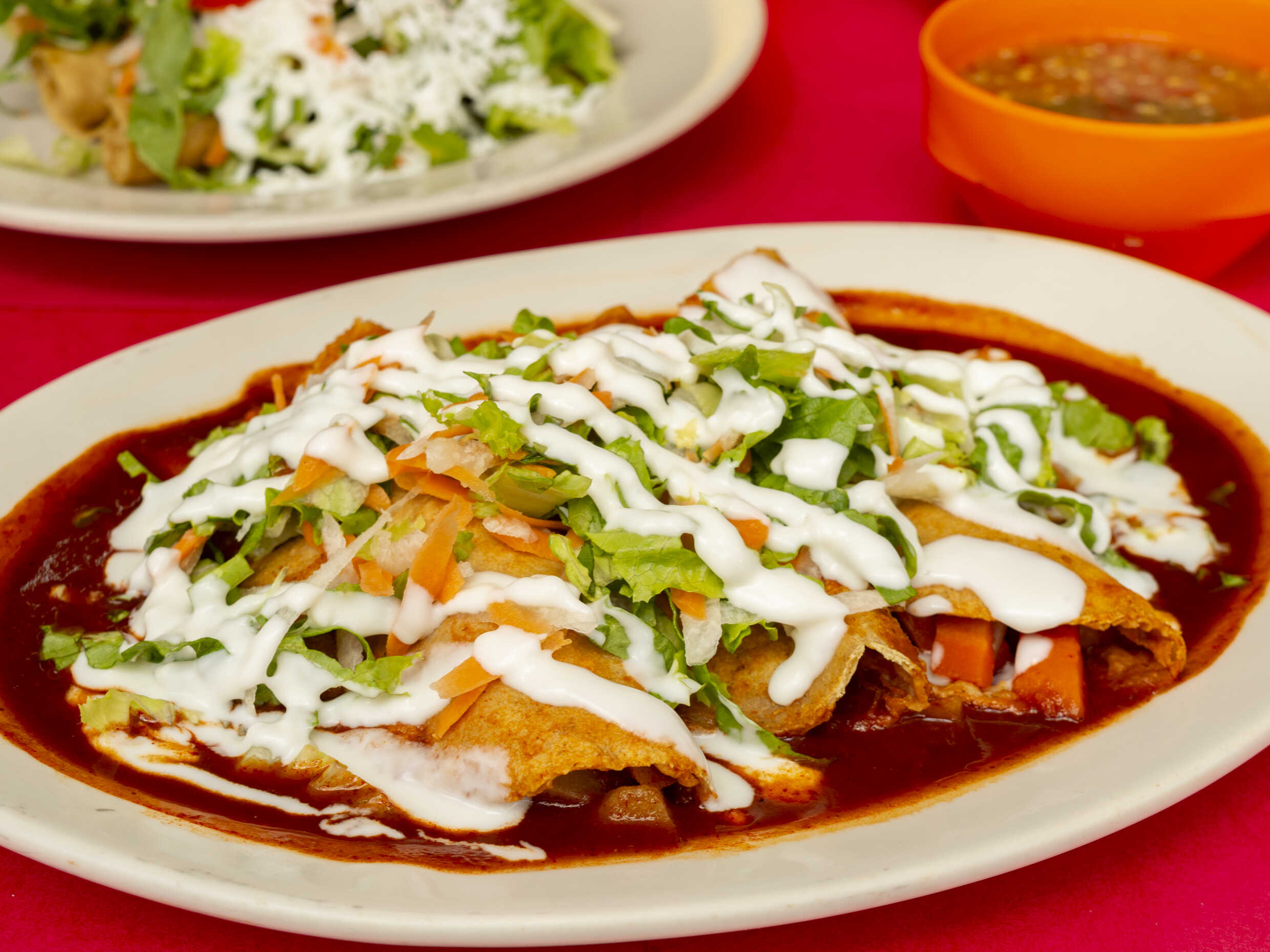 Enchiladas Potosinas Comida Completa