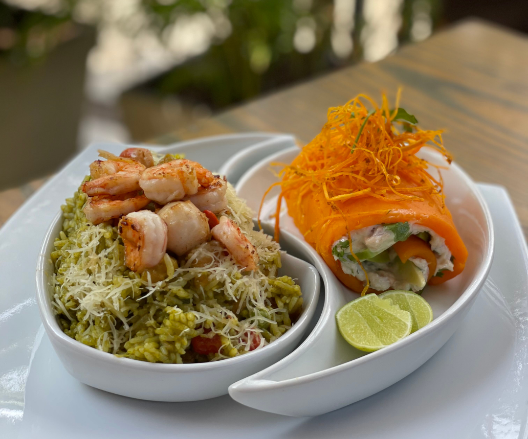Ceviche Pesca del Día con Arroz Cevichón