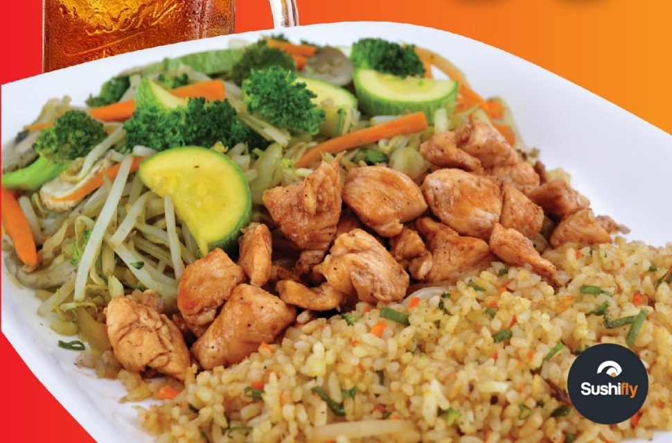 Tepanyaki con Camarón