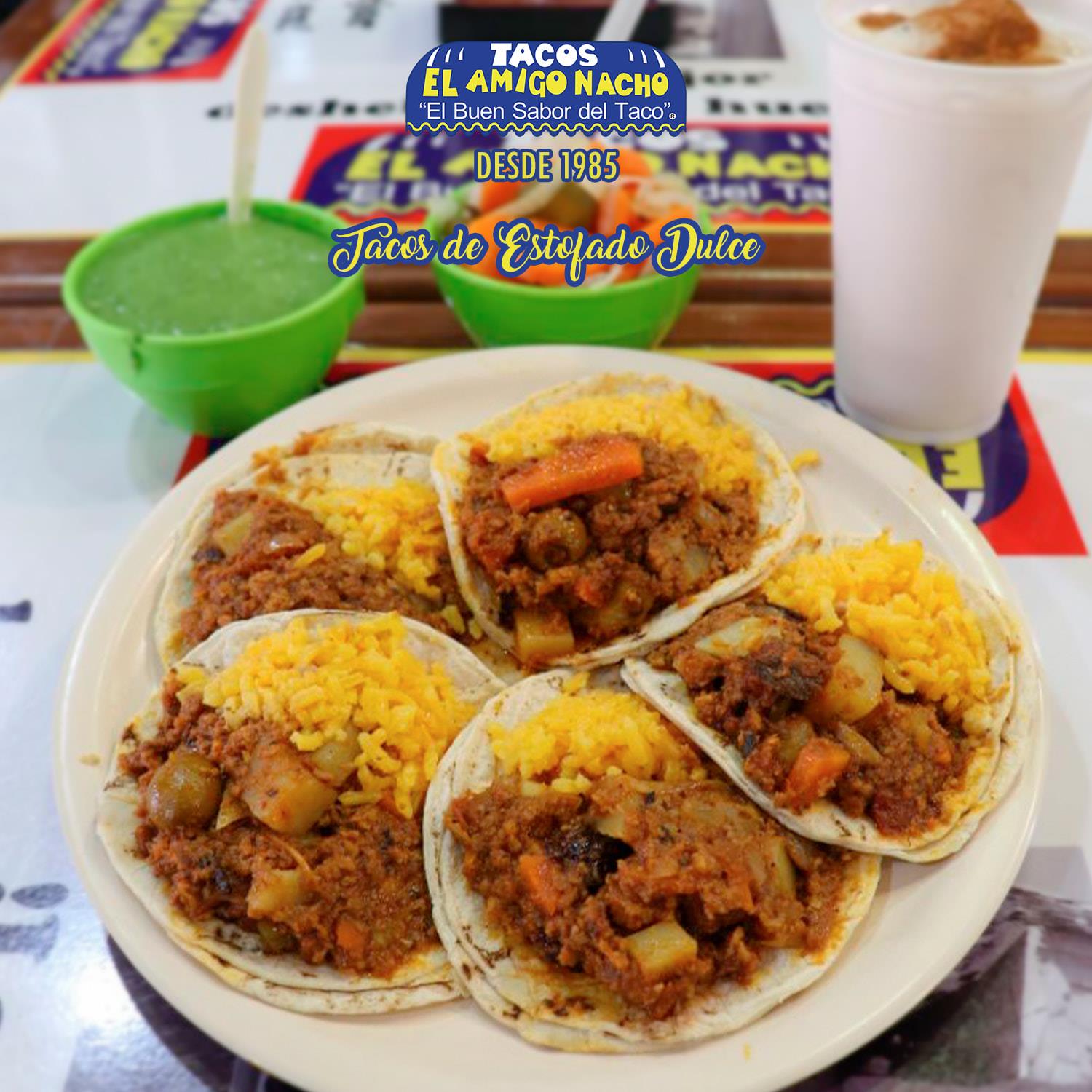 TACO DE ESTOFADO DE POLLO