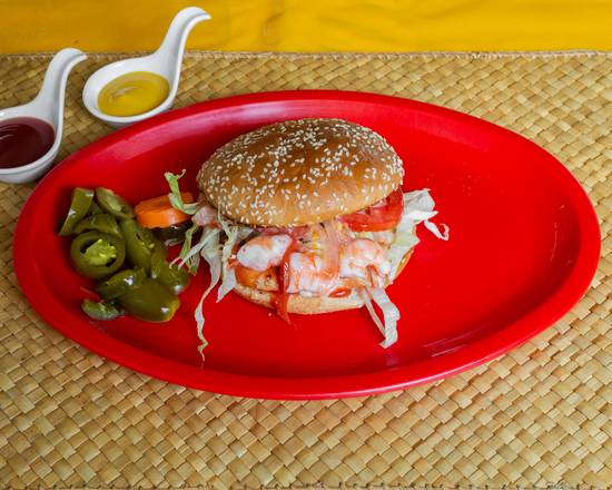 Hamburguesa de Camarón