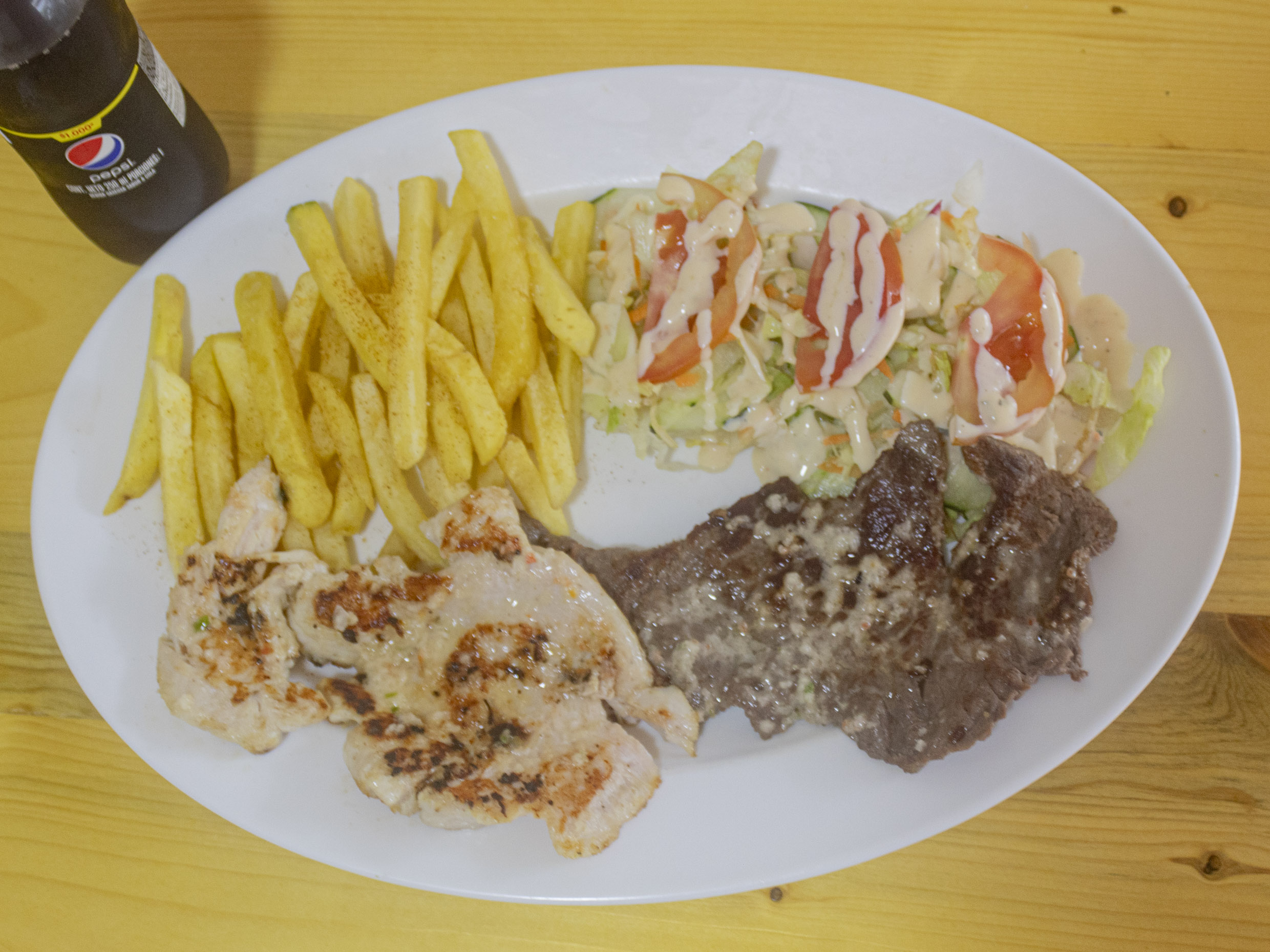 Mixto de Carne y Pollo