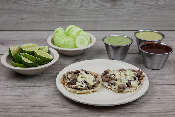 Taco de Bistec con Queso