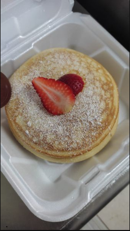 3 Piezas de Hotcakes con Fruta