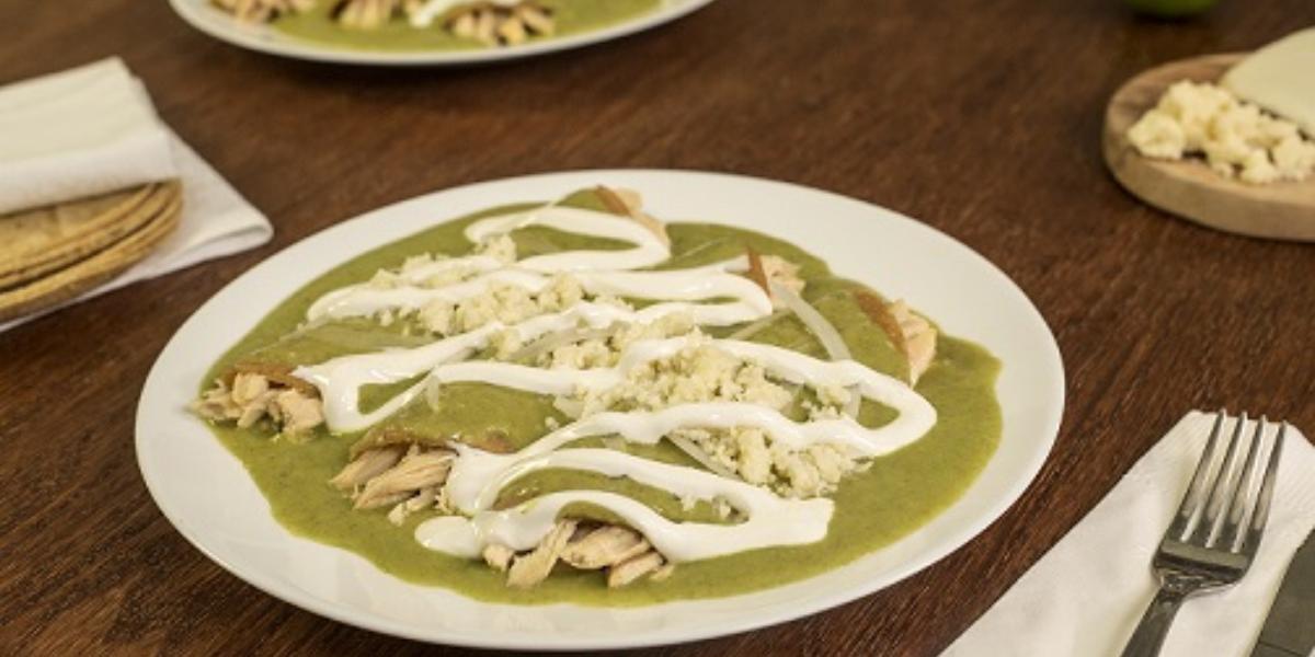Enchiladas de Pollo.