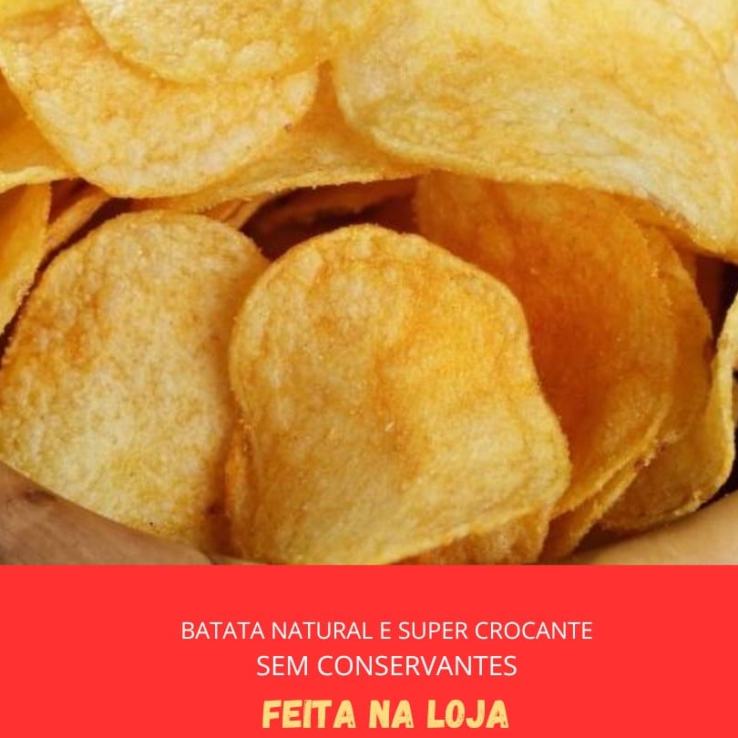 200 Gramas Da Melhor Batata Chips, Super Promoção