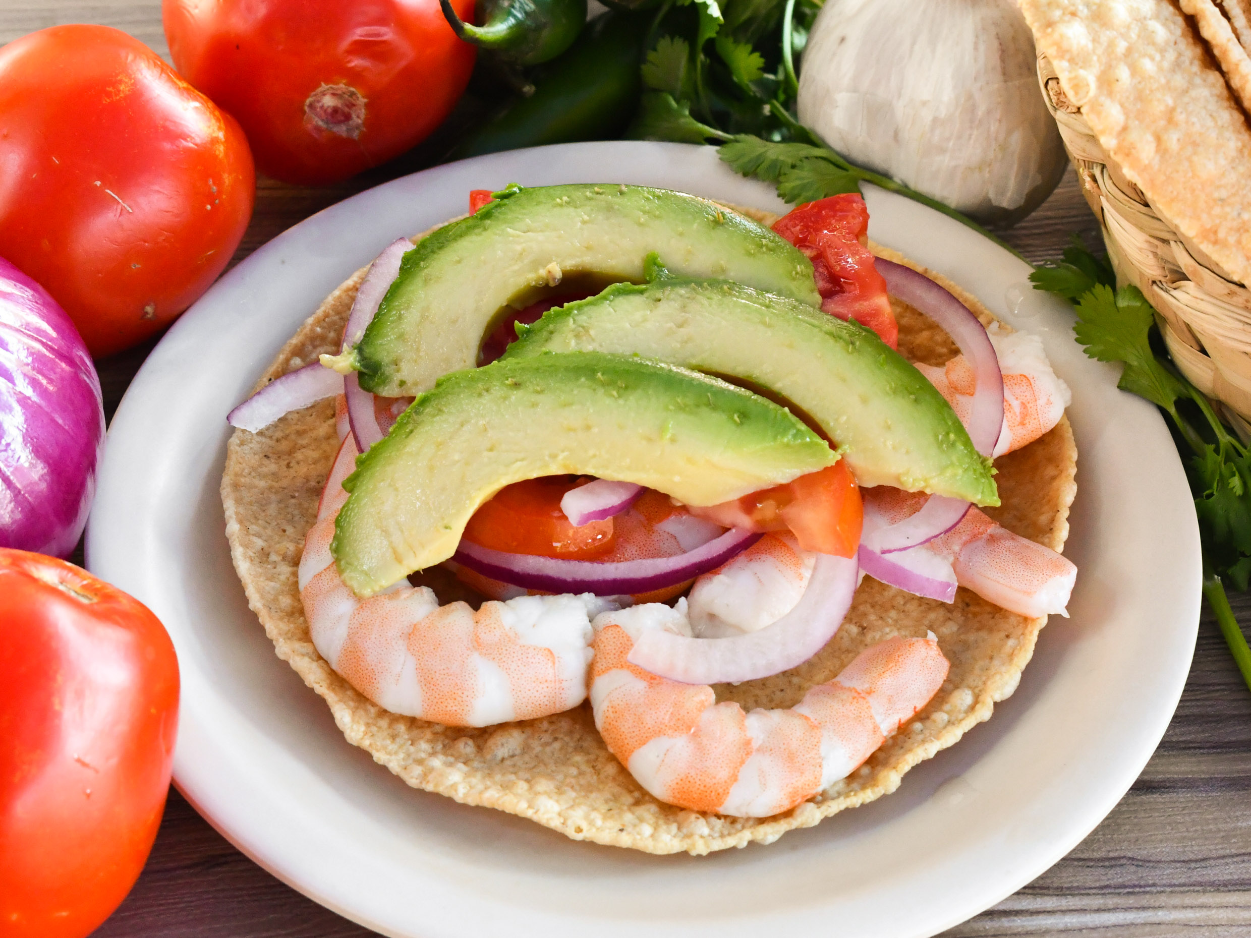 Tostada De Camarón