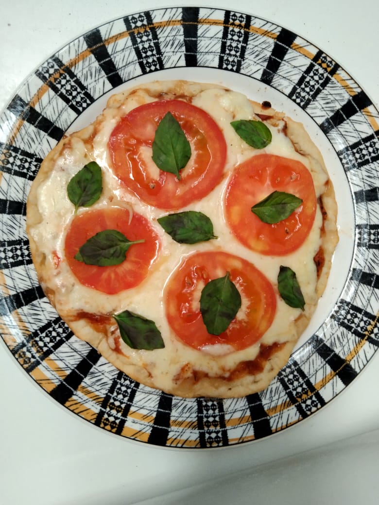 Pizza Margarita Queso 6 Porciones
